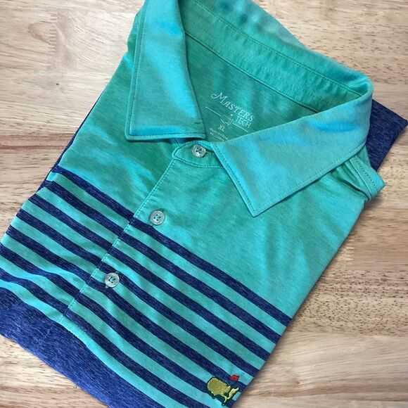 EUC Mens Masters Tech‎ Short Sleeved Golf Polo - XL - Picture 1 of 8